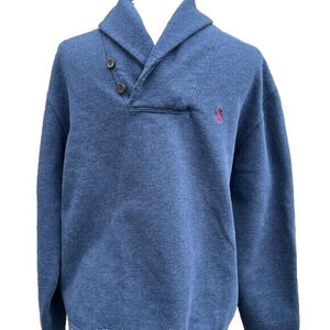Polo Ralph Lauren sweater pullover fleece sweater vneck cotton Large A000230